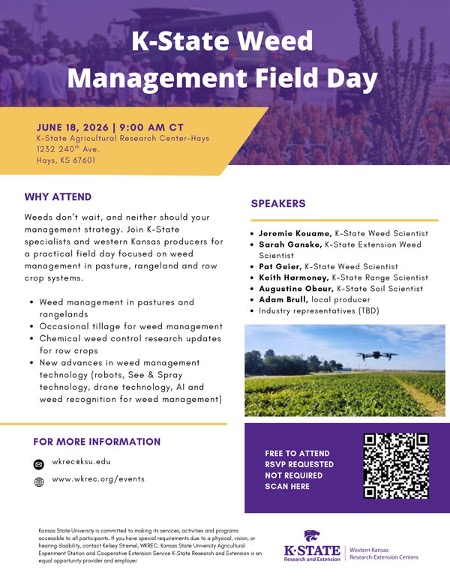 graphic for promoting weed mangement field day 