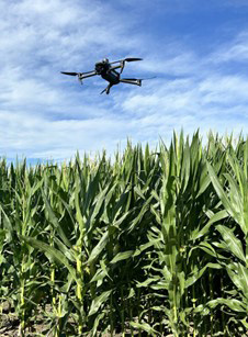 drone flying
