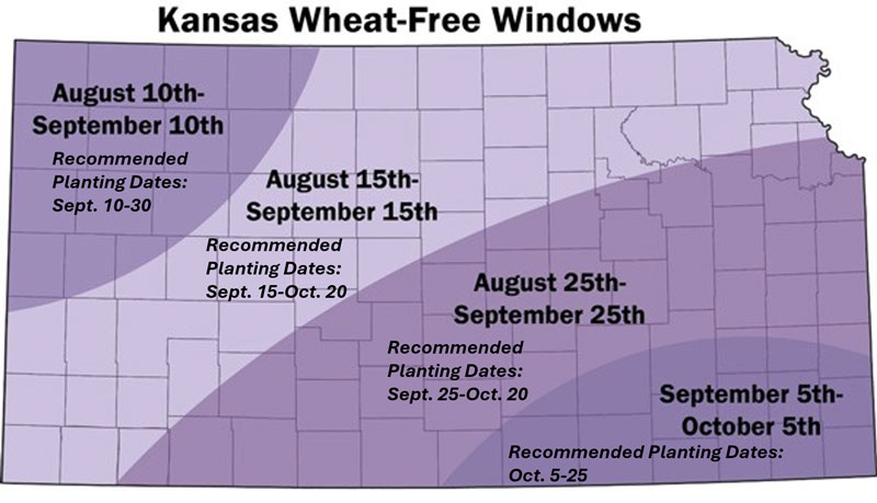 map of KS with zones