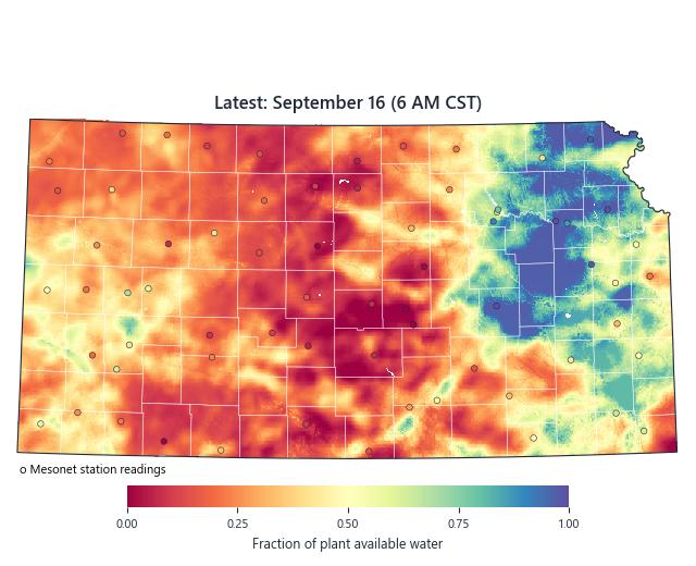 map of KS