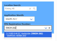 screenshot of a menu