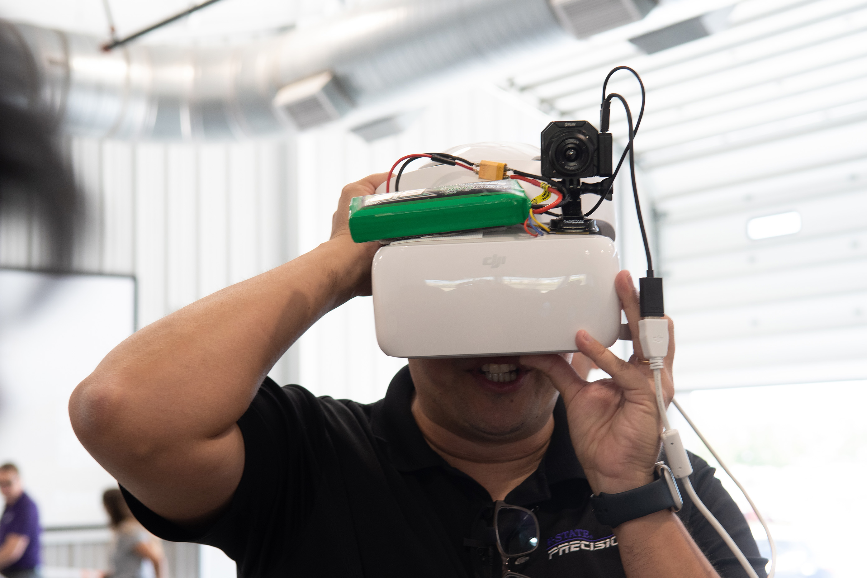 Using virtual reality goggles for precision ag